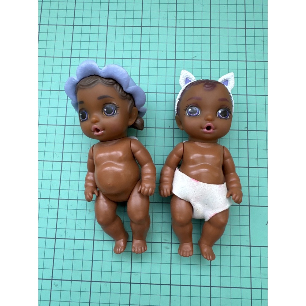 Baby Born Surprise Blooming Babies Zapf Creation Mini Dolls Lot of 2 4 Inch